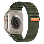 Sea Wave Nylon Hook and Loop Fastener Watch Band, For Apple Watch SE 2023 44mm, For Apple Watch SE 2023 40mm, For Apple Watch Ultra 2 49mm, For Apple Watch Series 9 45mm, For Apple Watch Series 9 41mm, For Apple Watch Ultra 49mm                        ...