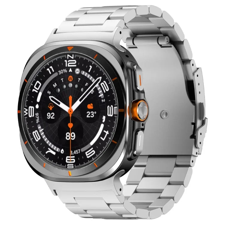 Bracelet de montre en alliage de titane à trois billes pour Samsung Galaxy Watch Ultra 47 mm