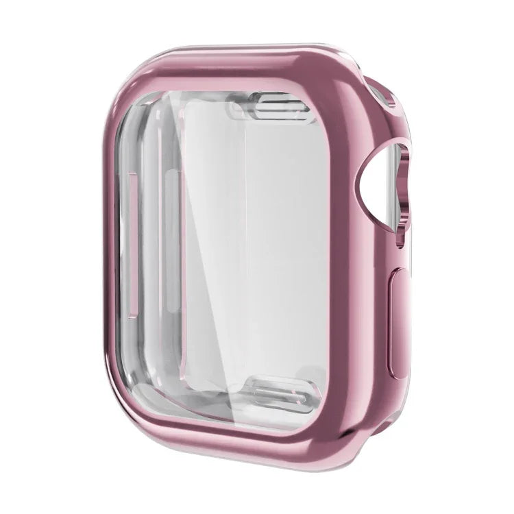 Étui souple en TPU électroplaqué ENKAY Hat-Prince avec film protecteur d'écran, pour Apple Watch Series 11/10 46 mm et 42 mm.