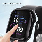 Étui souple en TPU électroplaqué ENKAY Hat-Prince avec film protecteur d'écran, pour Apple Watch Series 11/10 46 mm et 42 mm.