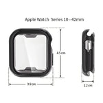 Étui souple en TPU électroplaqué ENKAY Hat-Prince avec film protecteur d'écran, pour Apple Watch Series 11/10 46 mm et 42 mm.