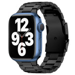 Bracelet de montre à trois perles en alliage de titane, compatible avec Apple Watch Series 7 41 mm, Apple Watch Series 7 45 mm, Apple Watch Series 6 40 mm, Apple Watch Series 6 44 mm, Apple Watch Series 5 44 mm, Apple Watch Series 5 40 mm…