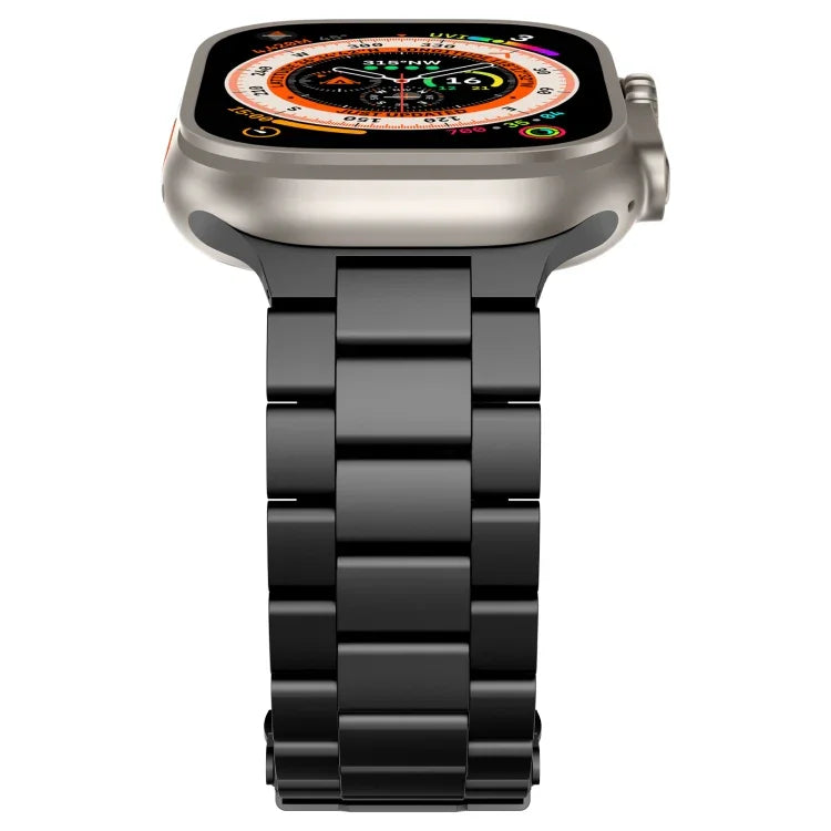 Bracelet de montre à trois perles en alliage de titane, compatible avec Apple Watch Series 7 41 mm, Apple Watch Series 7 45 mm, Apple Watch Series 6 40 mm, Apple Watch Series 6 44 mm, Apple Watch Series 5 44 mm, Apple Watch Series 5 40 mm…
