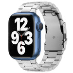 Bracelet de montre à trois perles en alliage de titane, compatible avec Apple Watch Series 7 41 mm, Apple Watch Series 7 45 mm, Apple Watch Series 6 40 mm, Apple Watch Series 6 44 mm, Apple Watch Series 5 44 mm, Apple Watch Series 5 40 mm…