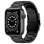 Bracelet de montre à trois perles en alliage de titane, compatible avec Apple Watch Series 7 41 mm, Apple Watch Series 7 45 mm, Apple Watch Series 6 40 mm, Apple Watch Series 6 44 mm, Apple Watch Series 5 44 mm, Apple Watch Series 5 40 mm…