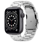 Bracelet de montre à trois perles en alliage de titane, compatible avec Apple Watch Series 7 41 mm, Apple Watch Series 7 45 mm, Apple Watch Series 6 40 mm, Apple Watch Series 6 44 mm, Apple Watch Series 5 44 mm, Apple Watch Series 5 40 mm…