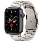 Bracelet de montre à trois perles en alliage de titane, compatible avec Apple Watch Series 7 41 mm, Apple Watch Series 7 45 mm, Apple Watch Series 6 40 mm, Apple Watch Series 6 44 mm, Apple Watch Series 5 44 mm, Apple Watch Series 5 40 mm…