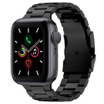 Bracelet de montre à trois perles en alliage de titane, compatible avec Apple Watch Series 7 41 mm, Apple Watch Series 7 45 mm, Apple Watch Series 6 40 mm, Apple Watch Series 6 44 mm, Apple Watch Series 5 44 mm, Apple Watch Series 5 40 mm…