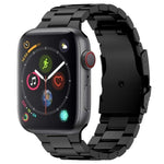 Bracelet de montre à trois perles en alliage de titane, compatible avec Apple Watch Series 7 41 mm, Apple Watch Series 7 45 mm, Apple Watch Series 6 40 mm, Apple Watch Series 6 44 mm, Apple Watch Series 5 44 mm, Apple Watch Series 5 40 mm…