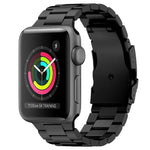 Bracelet de montre à trois perles en alliage de titane, compatible avec Apple Watch Series 7 41 mm, Apple Watch Series 7 45 mm, Apple Watch Series 6 40 mm, Apple Watch Series 6 44 mm, Apple Watch Series 5 44 mm, Apple Watch Series 5 40 mm…