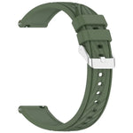 Bracelet de montre en silicone texturé à rayures de 20 mm, pour Samsung Galaxy Watch Active2 44 mm, pour Samsung Galaxy Watch Active2 40 mm