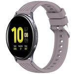 Bracelet de montre en silicone texturé à rayures de 20 mm, pour Samsung Galaxy Watch Active2 44 mm, pour Samsung Galaxy Watch Active2 40 mm