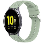 Bracelet de montre en silicone texturé à rayures de 20 mm, pour Samsung Galaxy Watch Active2 44 mm, pour Samsung Galaxy Watch Active2 40 mm