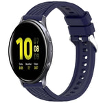 Bracelet de montre en silicone texturé à rayures de 20 mm, pour Samsung Galaxy Watch Active2 44 mm, pour Samsung Galaxy Watch Active2 40 mm