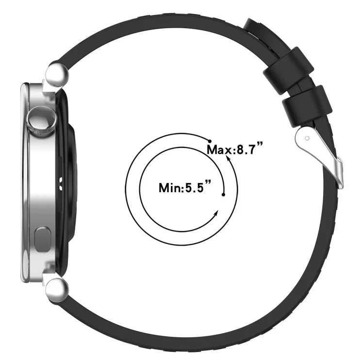 Bracelet de montre en silicone texturé à rayures de 20 mm, pour Samsung Galaxy Watch Active2 44 mm, pour Samsung Galaxy Watch Active2 40 mm