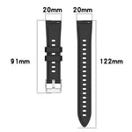 Bracelet de montre en silicone texturé à rayures de 20 mm, pour Samsung Galaxy Watch Active2 44 mm, pour Samsung Galaxy Watch Active2 40 mm