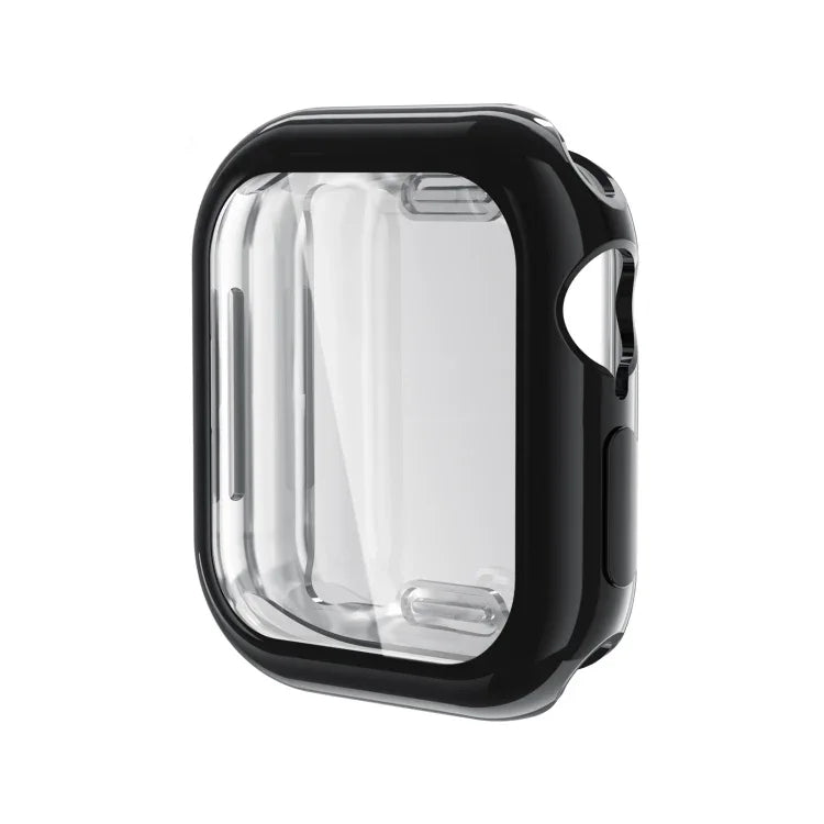 Étui de montre en TPU électroplaqué à couverture intégrale, pour Apple Watch Series 11/10 46 mm et 42 mm.