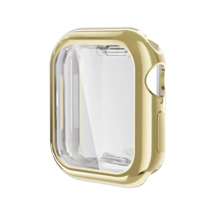 Étui de montre en TPU électroplaqué à couverture intégrale, pour Apple Watch Series 11/10 46 mm et 42 mm.