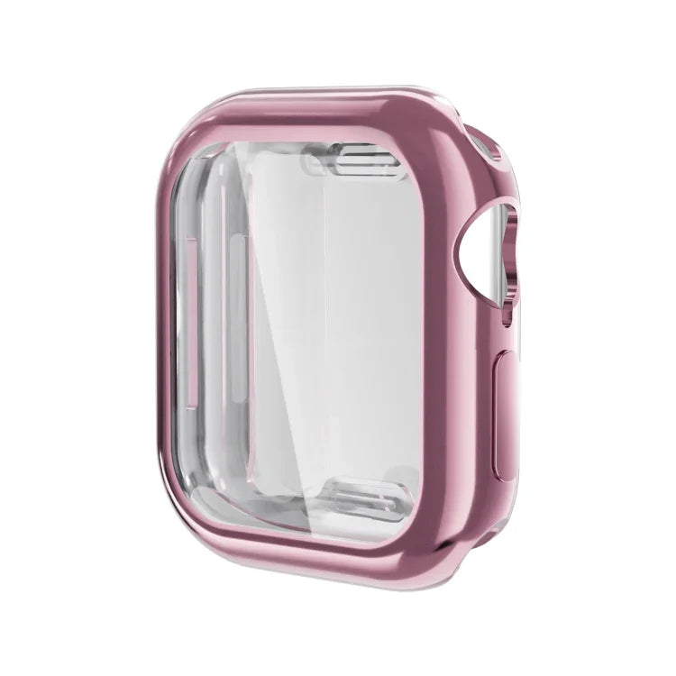 Étui de montre en TPU électroplaqué à couverture intégrale, pour Apple Watch Series 11/10 46 mm et 42 mm.