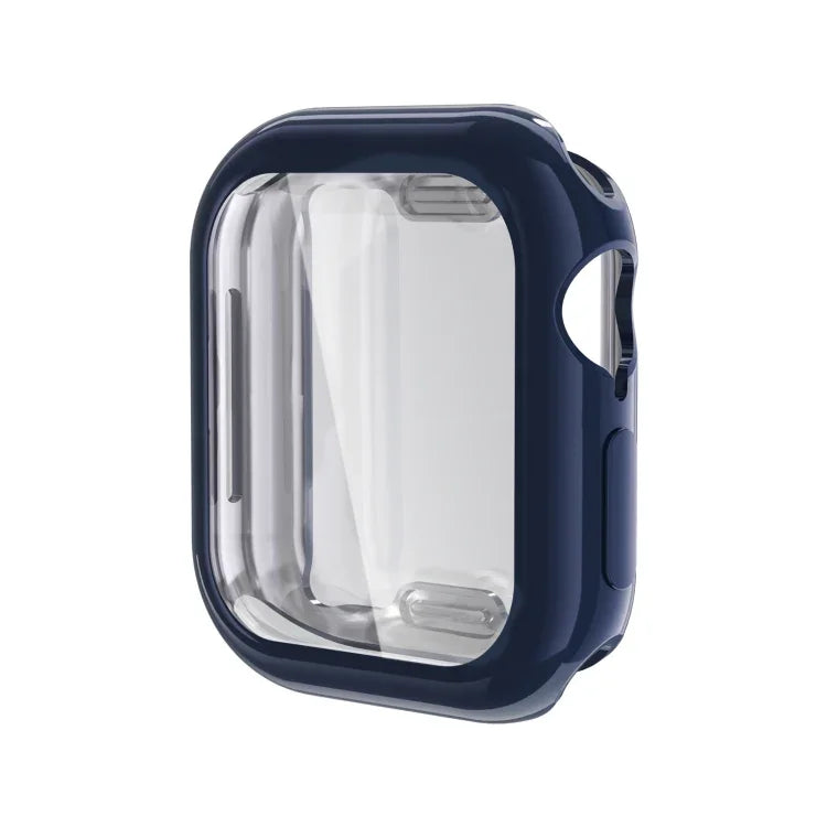 Étui de montre en TPU électroplaqué à couverture intégrale, pour Apple Watch Series 11/10 46 mm et 42 mm.