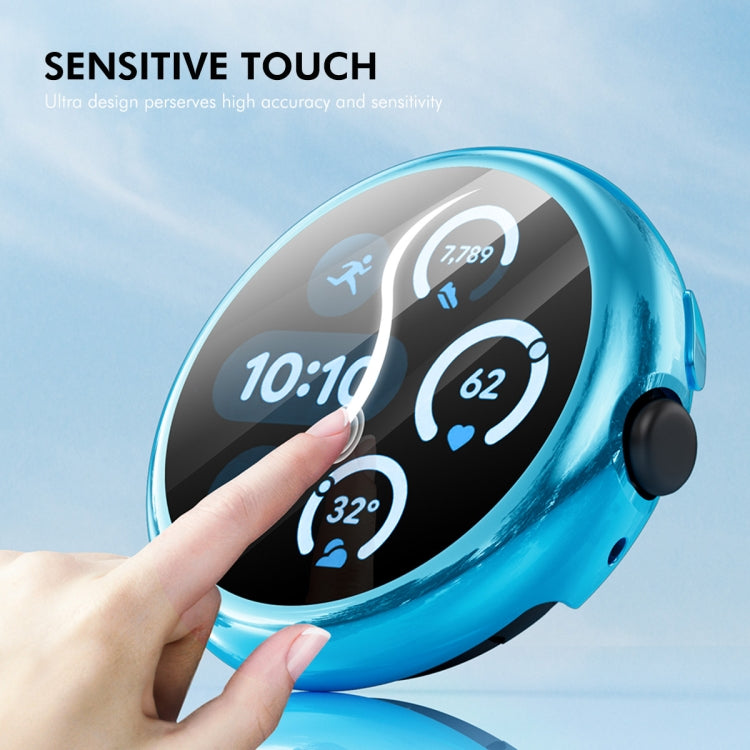 ENKAY Hat-Prince Étui en TPU souple galvanisé à couverture complète avec protection d'écran, Pour Google Pixel Watch 3 41mm