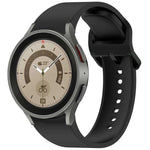 Solid Color Colorful Buckle Quick Release Silicone Watch Band, For Samsung Galaxy Watch 5 40 / 44mm, For Samsung Galaxy Watch 5 Pro, For Samsung Galaxy Watch 4 40 / 44mm, For Samsung Galaxy Watch 4 Classic 46 / 42mm