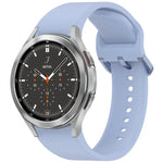 Solid Color Colorful Buckle Quick Release Silicone Watch Band, For Samsung Galaxy Watch 5 40 / 44mm, For Samsung Galaxy Watch 5 Pro, For Samsung Galaxy Watch 4 40 / 44mm, For Samsung Galaxy Watch 4 Classic 46 / 42mm