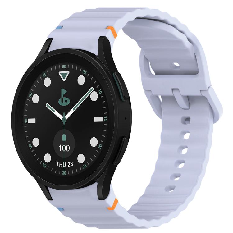 Bracelet de montre en silicone à grain ondulé cousu avec libération rapide, pour Samsung Galaxy Watch 5 Golf Edition, pour Samsung Galaxy Watch 5 44mm, pour Samsung Galaxy Watch 5 Pro 45mm, pour Samsung Galaxy Watch 5 40mm
