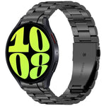 Bracelet de montre en métal à trois perles et bouton à dégagement rapide
