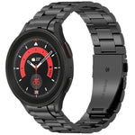 Bracelet de montre en métal à trois perles et bouton à dégagement rapide