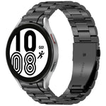 Bracelet de montre en métal à trois perles et bouton à dégagement rapide