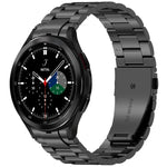 Bracelet de montre en métal à trois perles et bouton à dégagement rapide