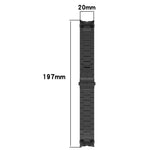 Bracelet de montre en métal à trois perles et bouton à dégagement rapide