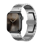 Bracelet de montre en alliage de titane, compatible avec Apple Watch 46 mm / 49 mm / 45 mm / 44 mm et Apple Watch 42 mm / 41 mm / 40 mm / 38 mm.