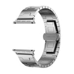 Bracelet de montre en alliage de titane, compatible avec Apple Watch 46 mm / 49 mm / 45 mm / 44 mm et Apple Watch 42 mm / 41 mm / 40 mm / 38 mm.