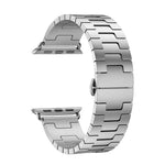 Bracelet de montre en alliage de titane, compatible avec Apple Watch 46 mm / 49 mm / 45 mm / 44 mm et Apple Watch 42 mm / 41 mm / 40 mm / 38 mm.