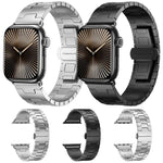 Bracelet de montre en alliage de titane, compatible avec Apple Watch 46 mm / 49 mm / 45 mm / 44 mm et Apple Watch 42 mm / 41 mm / 40 mm / 38 mm.