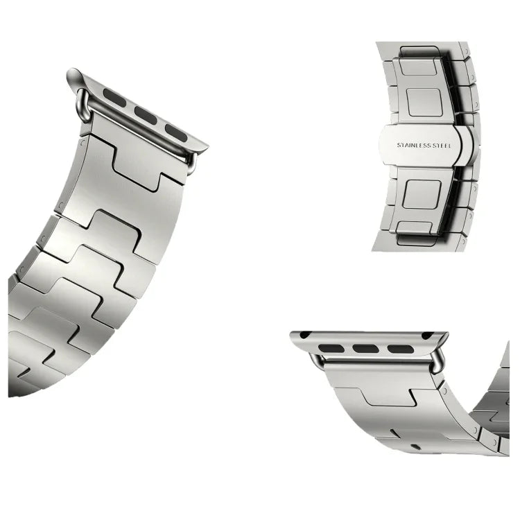 Bracelet de montre en alliage de titane, compatible avec Apple Watch 46 mm / 49 mm / 45 mm / 44 mm et Apple Watch 42 mm / 41 mm / 40 mm / 38 mm.