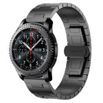 Bracelet de montre en métal en alliage de titane 22 mm, pour Samsung Galaxy Gear S3 Frontier, pour Samsung Galaxy Watch 3 45 mm, pour Samsung Galaxy Gear S3 Classic, pour Samsung Galaxy Watch 46 mm