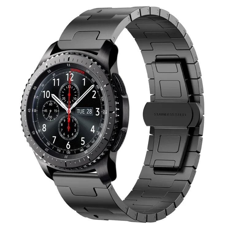 Bracelet de montre en métal en alliage de titane 22 mm, pour Samsung Galaxy Gear S3 Frontier, pour Samsung Galaxy Watch 3 45 mm, pour Samsung Galaxy Gear S3 Classic, pour Samsung Galaxy Watch 46 mm
