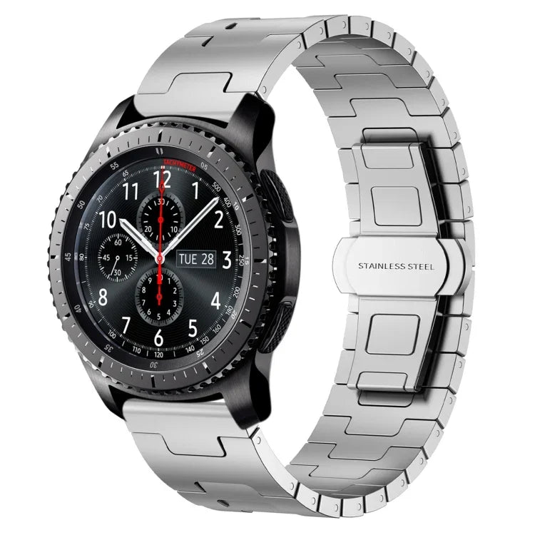 Bracelet de montre en métal en alliage de titane 22 mm, pour Samsung Galaxy Gear S3 Frontier, pour Samsung Galaxy Watch 3 45 mm, pour Samsung Galaxy Gear S3 Classic, pour Samsung Galaxy Watch 46 mm