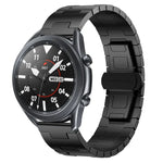 Bracelet de montre en métal en alliage de titane 22 mm, pour Samsung Galaxy Gear S3 Frontier, pour Samsung Galaxy Watch 3 45 mm, pour Samsung Galaxy Gear S3 Classic, pour Samsung Galaxy Watch 46 mm