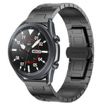 Bracelet de montre en métal en alliage de titane 22 mm, pour Samsung Galaxy Gear S3 Frontier, pour Samsung Galaxy Watch 3 45 mm, pour Samsung Galaxy Gear S3 Classic, pour Samsung Galaxy Watch 46 mm