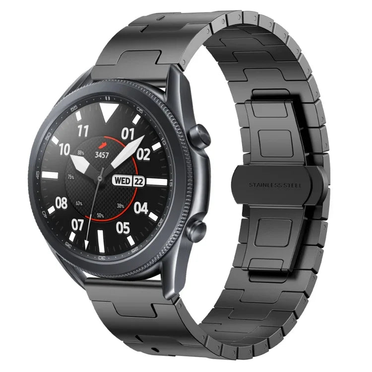 Bracelet de montre en métal en alliage de titane 22 mm, pour Samsung Galaxy Gear S3 Frontier, pour Samsung Galaxy Watch 3 45 mm, pour Samsung Galaxy Gear S3 Classic, pour Samsung Galaxy Watch 46 mm
