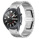 Bracelet de montre en métal en alliage de titane 22 mm, pour Samsung Galaxy Gear S3 Frontier, pour Samsung Galaxy Watch 3 45 mm, pour Samsung Galaxy Gear S3 Classic, pour Samsung Galaxy Watch 46 mm