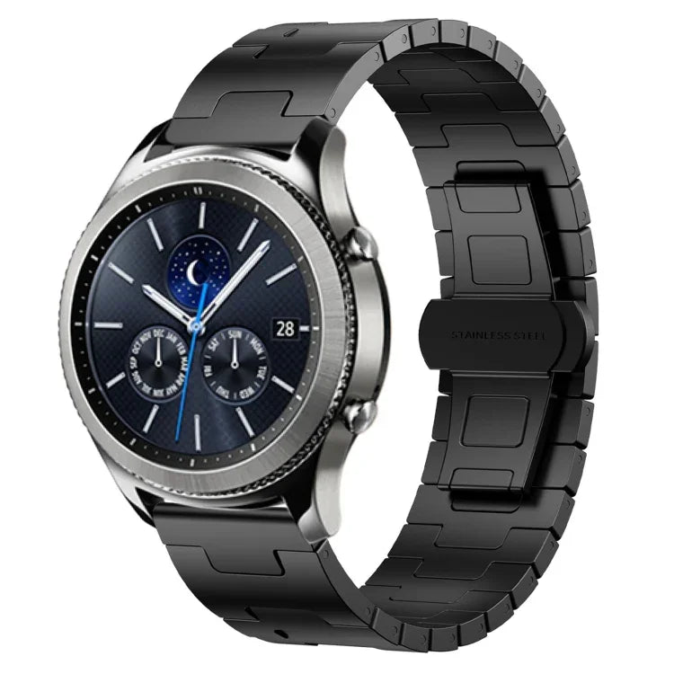 Bracelet de montre en métal en alliage de titane 22 mm, pour Samsung Galaxy Gear S3 Frontier, pour Samsung Galaxy Watch 3 45 mm, pour Samsung Galaxy Gear S3 Classic, pour Samsung Galaxy Watch 46 mm