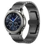 Bracelet de montre en métal en alliage de titane 22 mm, pour Samsung Galaxy Gear S3 Frontier, pour Samsung Galaxy Watch 3 45 mm, pour Samsung Galaxy Gear S3 Classic, pour Samsung Galaxy Watch 46 mm