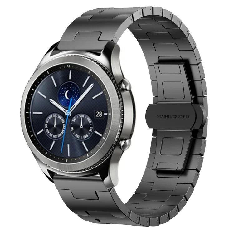 Bracelet de montre en métal en alliage de titane 22 mm, pour Samsung Galaxy Gear S3 Frontier, pour Samsung Galaxy Watch 3 45 mm, pour Samsung Galaxy Gear S3 Classic, pour Samsung Galaxy Watch 46 mm