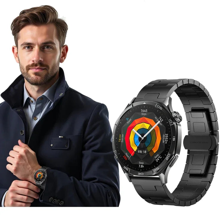 Bracelet de montre en métal en alliage de titane 22 mm, pour Samsung Galaxy Gear S3 Frontier, pour Samsung Galaxy Watch 3 45 mm, pour Samsung Galaxy Gear S3 Classic, pour Samsung Galaxy Watch 46 mm
