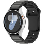 Bracelet de montre en silicone bicolore en forme de I, pour Samsung Galaxy Watch 20 mm, pour Samsung Galaxy Watch 22 mm